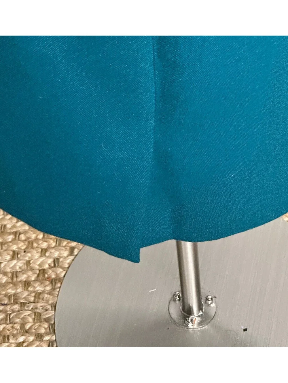 J.Crew No. 2 Pencil teal 100% wool pencil skirt Size 2 tailored office siren